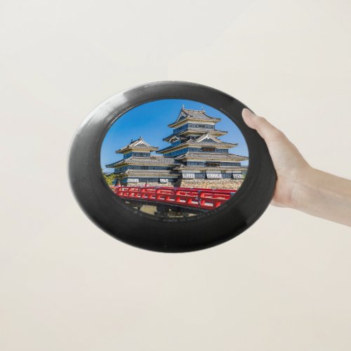 Matsumoto castle and bridge Wham_O frisbee