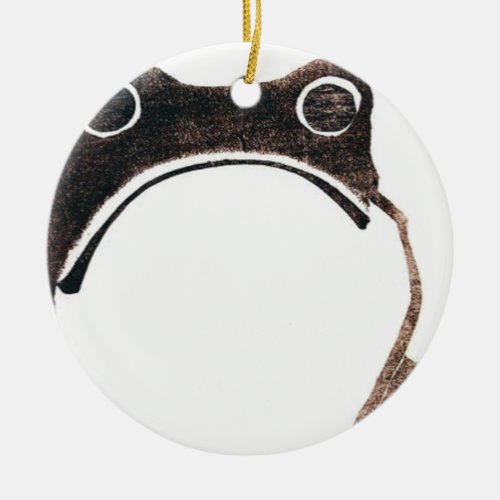 Matsumoto Hoji Frog Ceramic Ornament