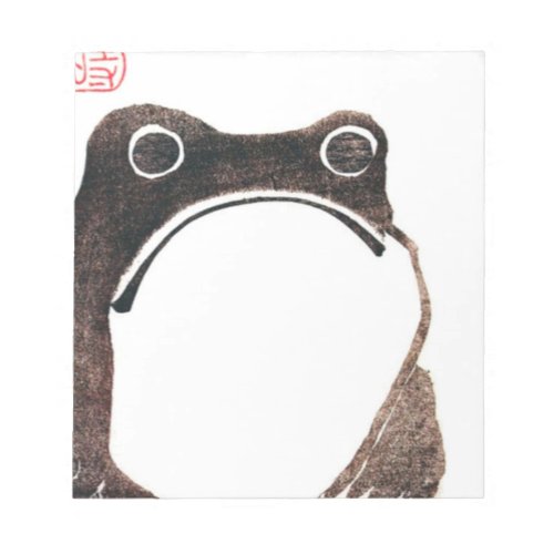Matsumoto Hoji Frog Notepad
