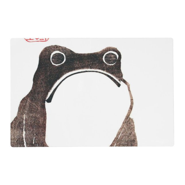 Matsumoto Hoji Frog Placemat (Front)