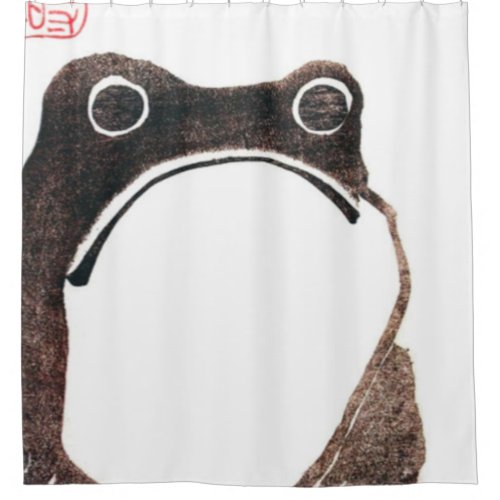 Matsumoto Hoji Frog Shower Curtain