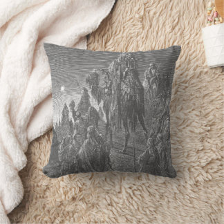 Matt 2A Wise Men Are Guided by a Star - Throw Pillow
