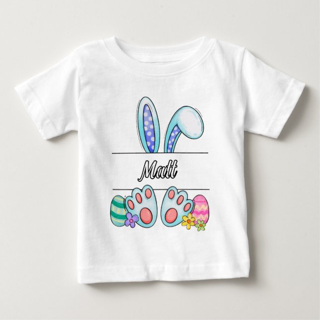 Matt Easter Bunny Baby T-Shirt (Front)