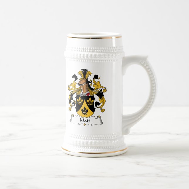 Matt Family Crest Beer Stein (Right)