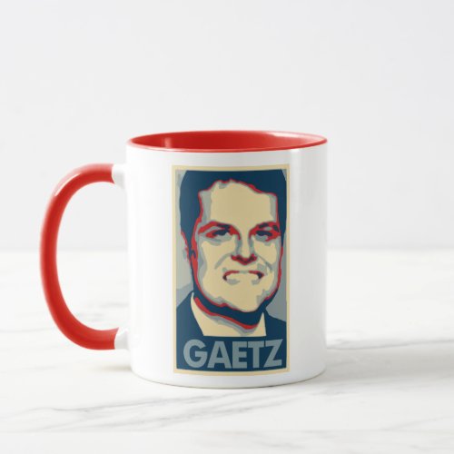 Matt Gaetz Poster Political Parody Mug