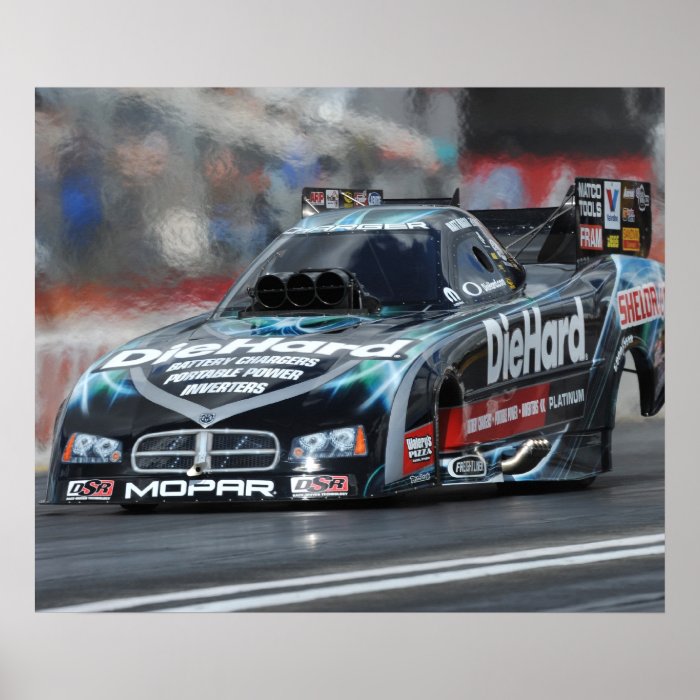 Matt Hagan Die Hard Funny Car Print