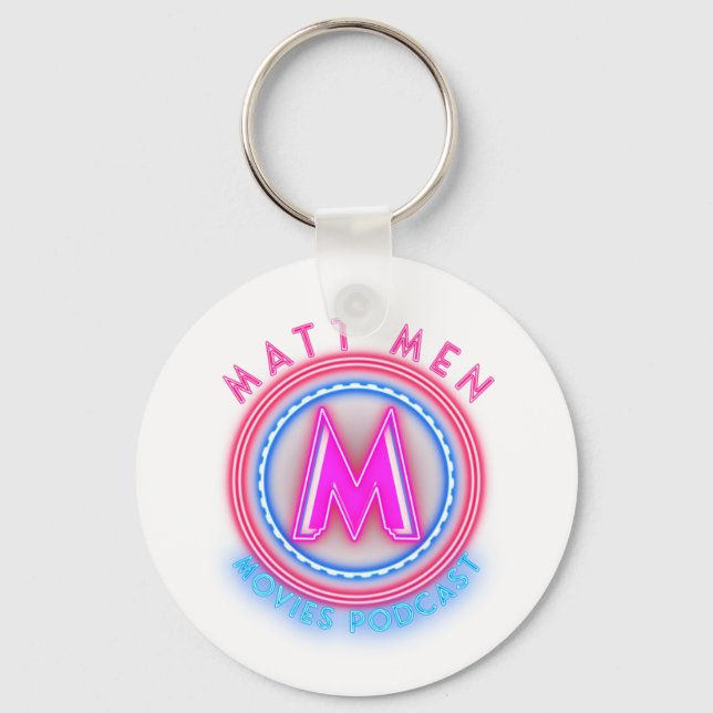 Matt Men Movies keychain (Front)