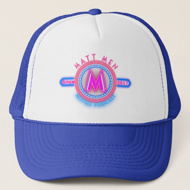 Matt Men Movies trucker hat (Front)