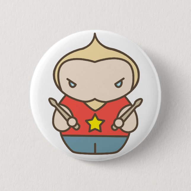 matt pinback button (Front)