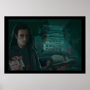 Matt, The Not Particularly Good Vampire Hunter Poster