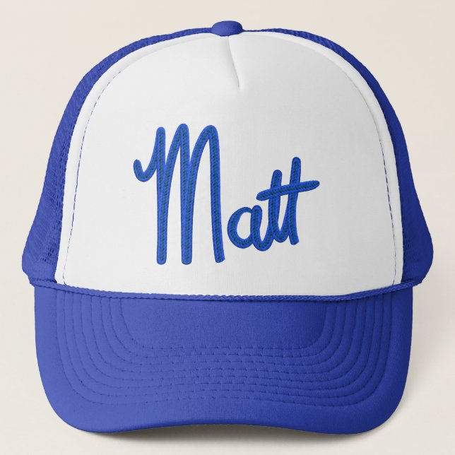 Matt Trucker Hat (Front)