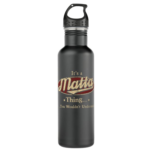 MATTA water bottle, MATTA water flask Stainless Steel Water Bottle (Front)