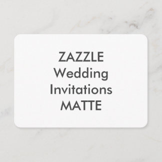 MATTE 5” x 3.5" Wedding Invitations