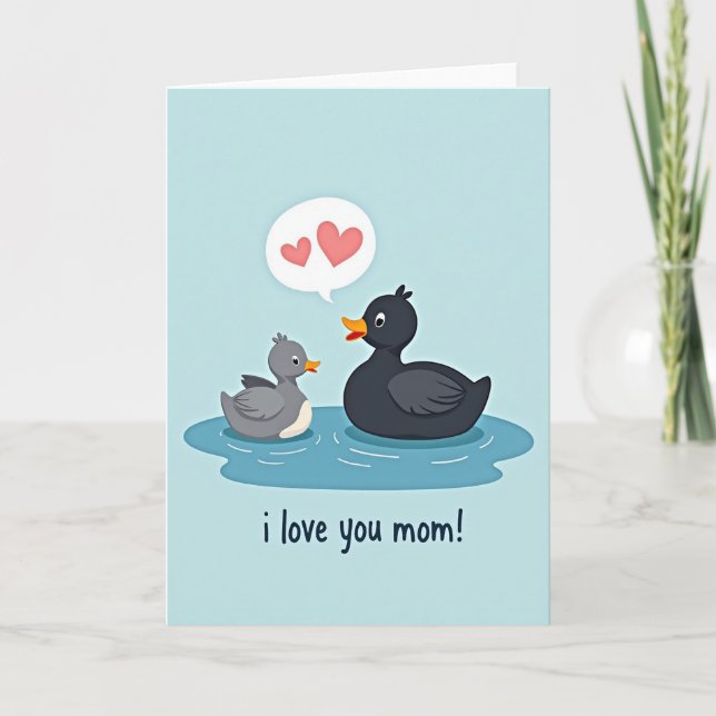 Matte Aquatic Love Card (Front)