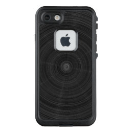 Matte Black Circle Steel Shatter LifeProof FRĒ iPhone 7 Case