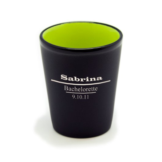 Matte Black/Color Hilo Shot Glass #17 (Front)