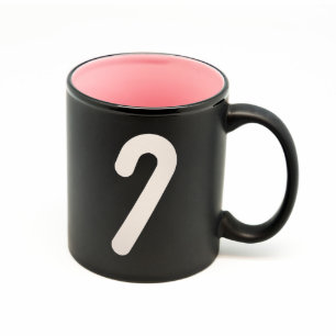Matte Black Hilo Coffee Mug with Candy Cane Icon 