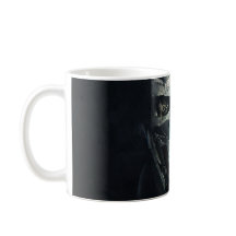Matte Black Porcelain Coffee Mug, Smilatte Classic