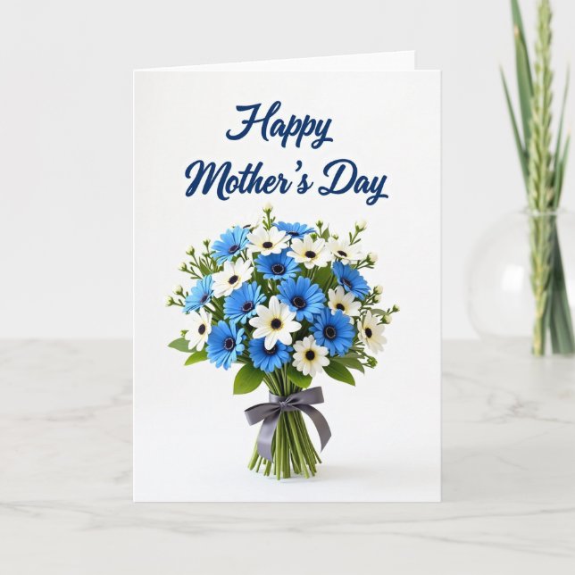 Matte Blossom Mothers Day Card (Front)