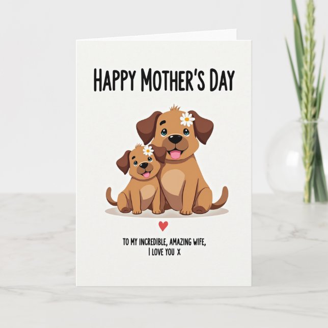 Matte Canine Love Card (Front)