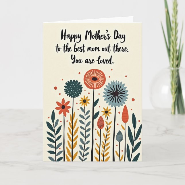 Matte Floral Gratitude Card (Front)