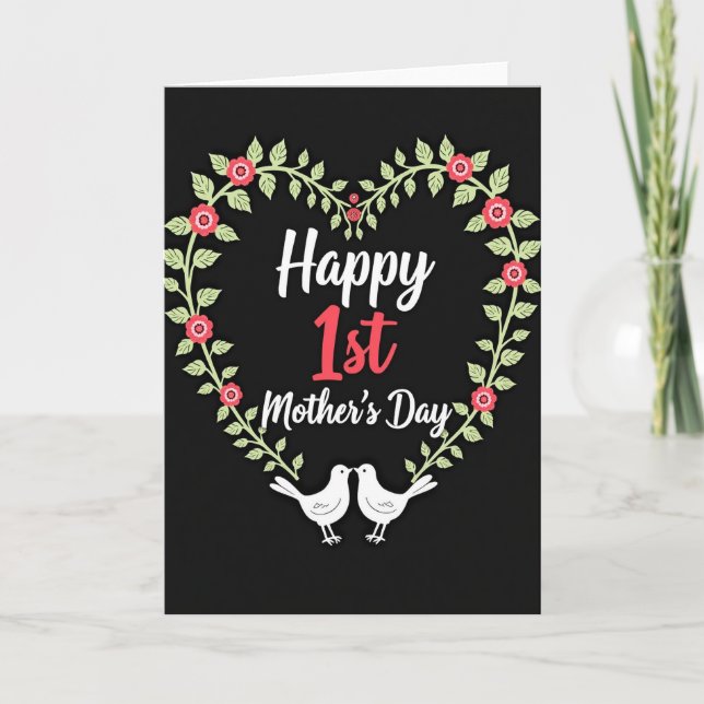 Matte Floral Love Card (Front)