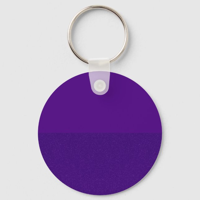 Matte & Glitter Split Purple Keychain – Customize (Front)