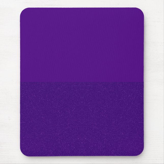 Matte & Glitter Split Purple Mousepad – Customize (Front)