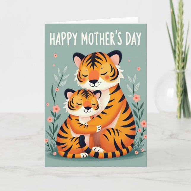 Matte Mother And Child Card (Front)