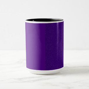 Matte + Noise Split Purple Coffee Mug – Customize
