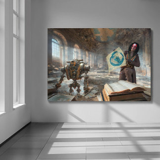 Matte print - Cartographer of lost worlds