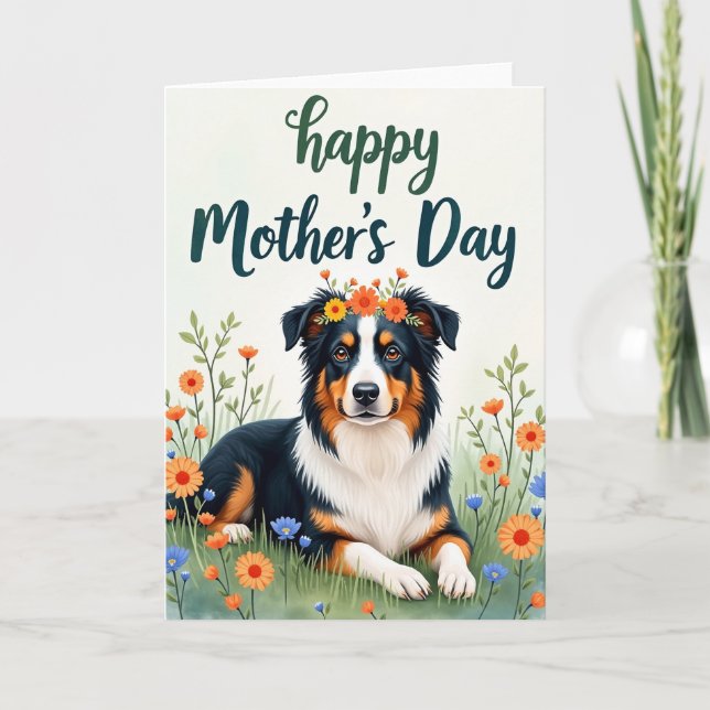 Matte Puppy Celebration Card (Front)