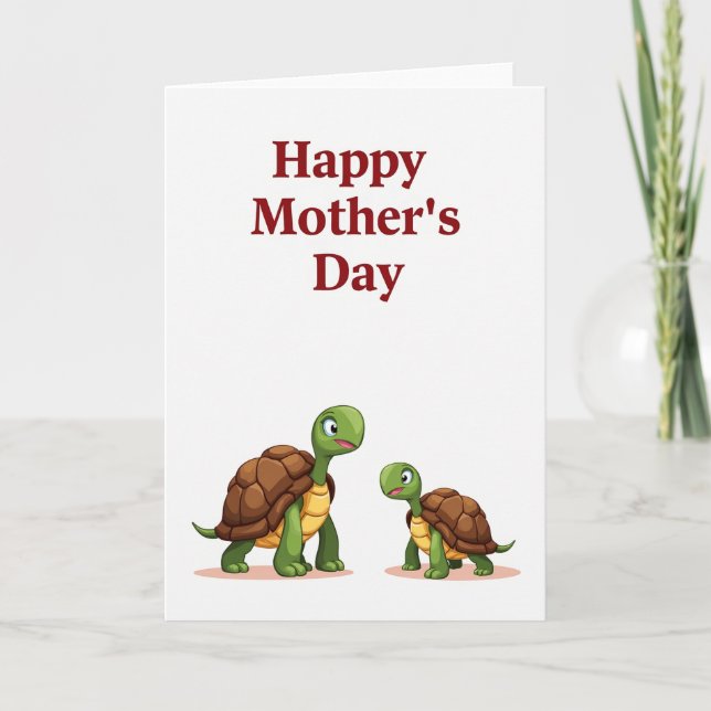 Matte Reptile Mothers Day Card (Front)