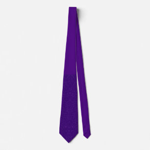 Matte Top & Glitter Bottom Purple Tie – Customize