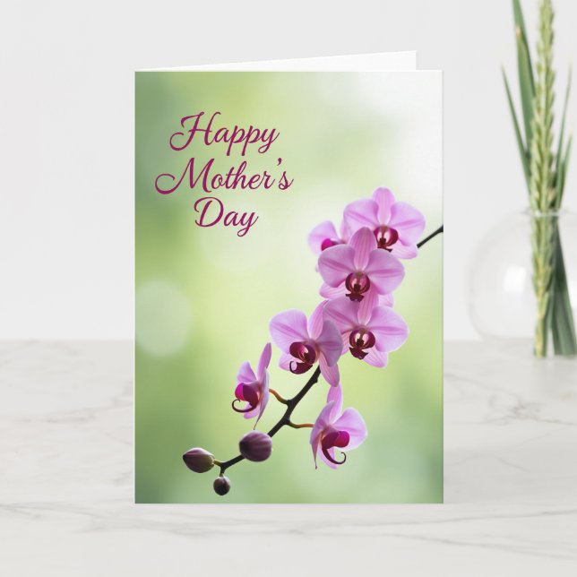 Matte Violet Blossom Card (Front)
