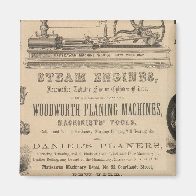 Matteawan Machinery Depot Magnet (Front)