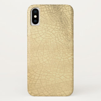Matted gold stone Barely iPhone X Case