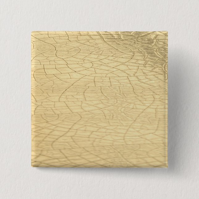 Matted gold stone pinback button (Front)