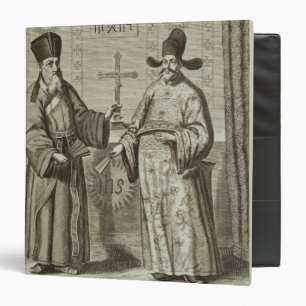 Matteo Ricci (1552-1610) and Paulus Li, from 'Chin Binder