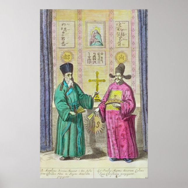 Matteo Ricci  and another Christian Poster (Front)