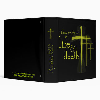 Matter of Life & Death Christian school binder