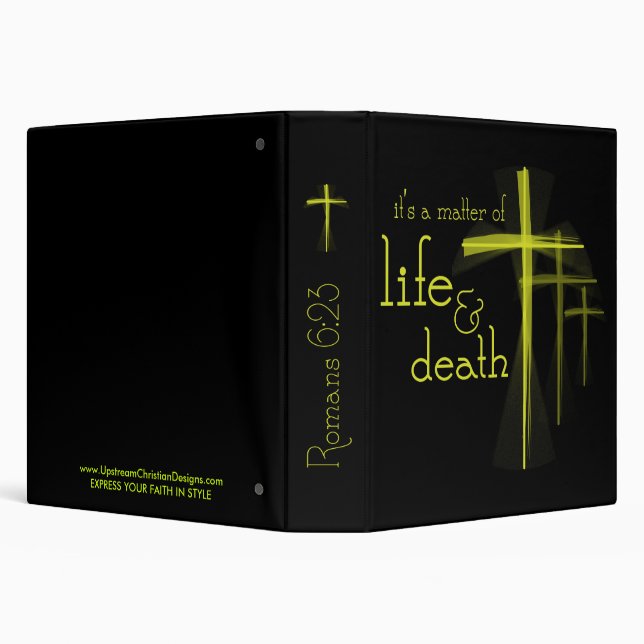 Matter of Life & Death Christian school binder (Background)