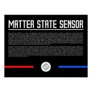 Matter State Sensor Glossy Poster