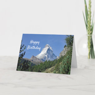 Matterhorn 2 Birthday Card