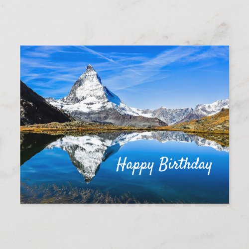 Matterhorn 4 Birthday Postcard
