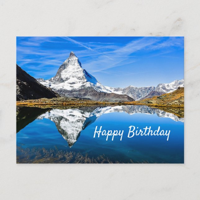 Matterhorn 4 Birthday Postcard (Front)