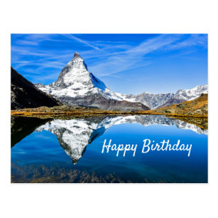 Mountain Birthday Postcards No Minimum Quantity Zazzle