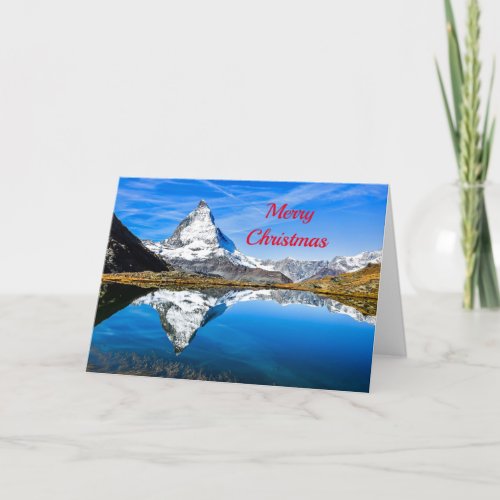 Matterhorn 4 Christmas Holiday Card