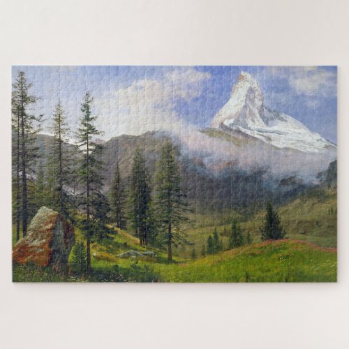 Matterhorn Albert Bierstadt Jigsaw Puzzle