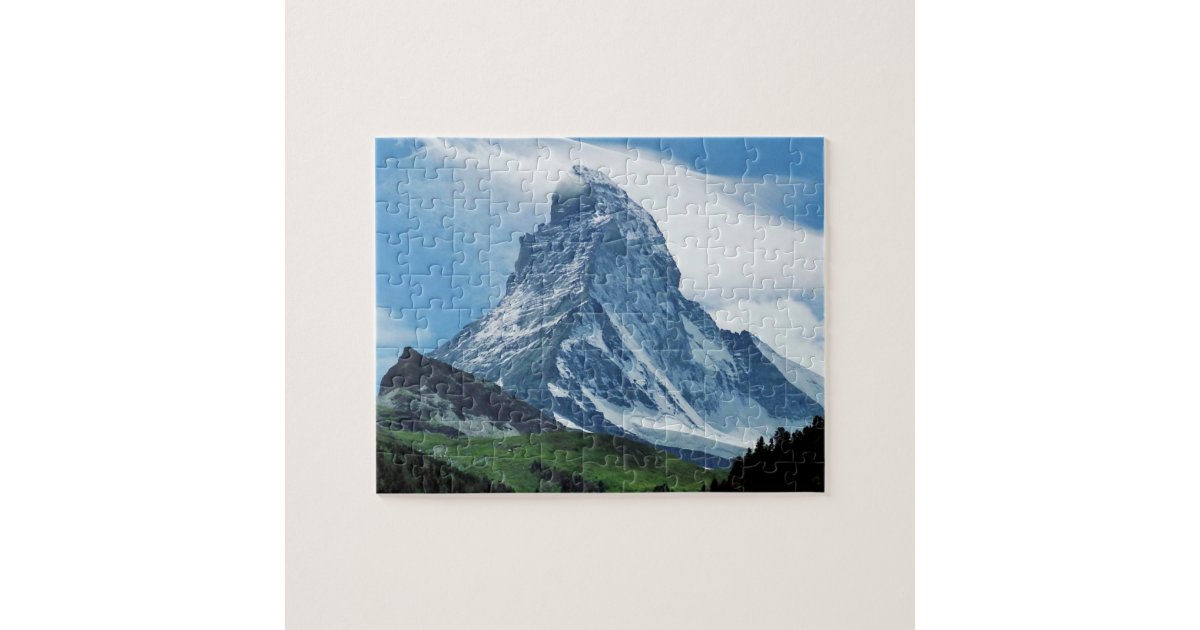 Matterhorn, Alps Jigsaw Puzzle Zazzle